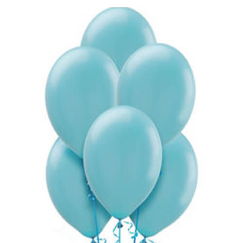 Party Balloon Robins Egg Blue Helium Balloons Bunch