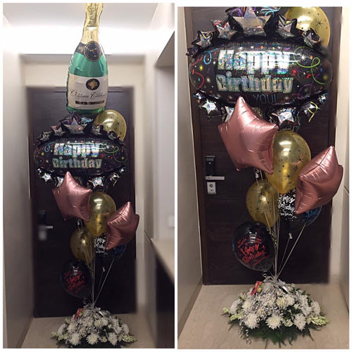 Party Balloon Celebrate Birthday Balloons Bouquet