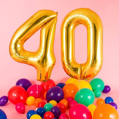 Party Balloon 40th Balloons Bouquet