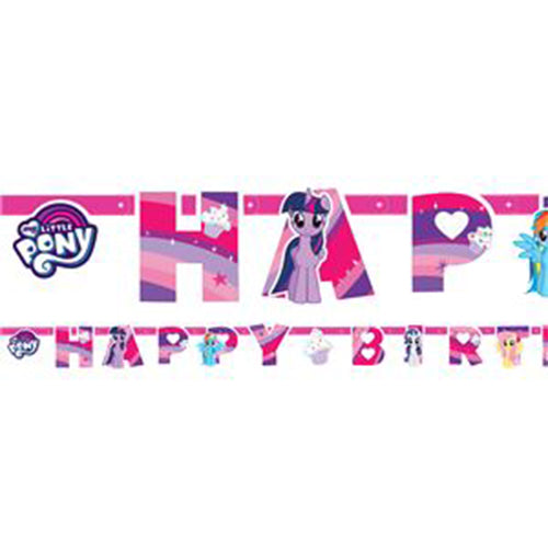 Party Balloon My Little Pony Party My Little Pony 'Happy Birthday' Letter Banner - 1.3m