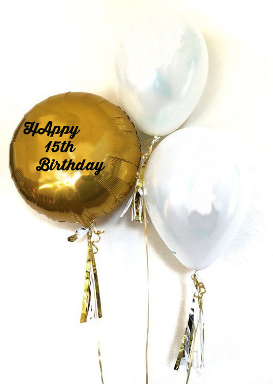 Party Balloon 15th B'day Balloon Bunch