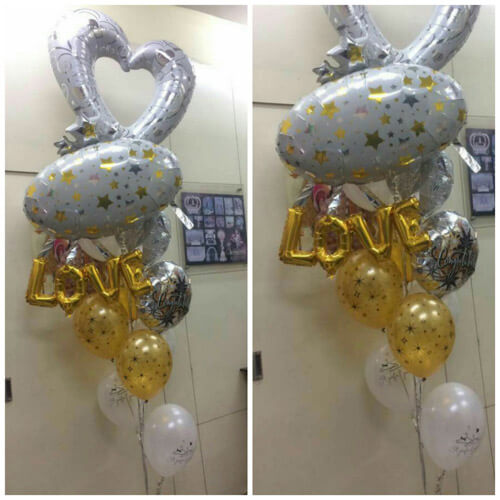 Party Balloon Love, Wedding &amp; Anniversary Balloons Bouquet
