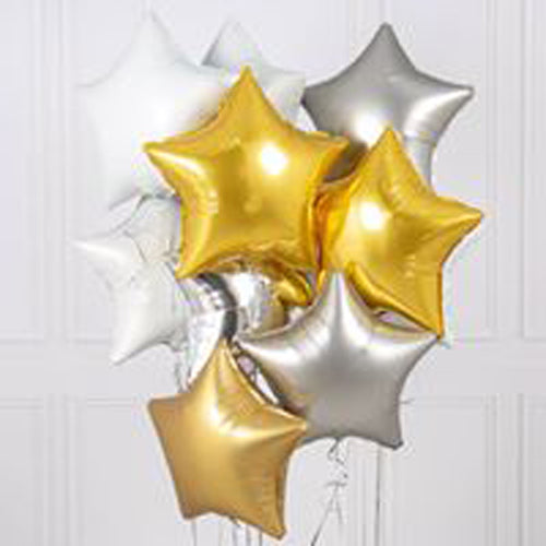 Party Balloons Inflated Seeing Stars  Bunches