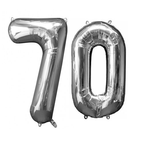 Party Balloon Silver 70 Balloon