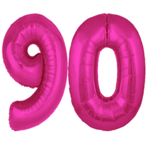 Party Balloon Pink 90 Number Balloon