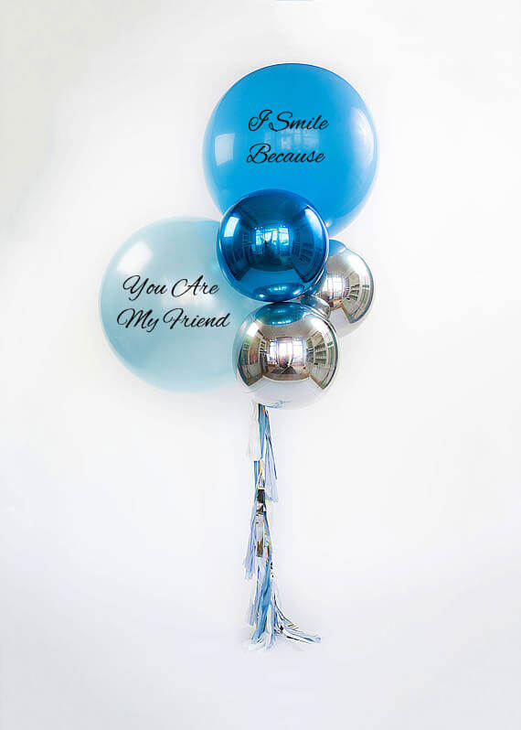 Party Balloon I Smile Becoz Your'e My Friend