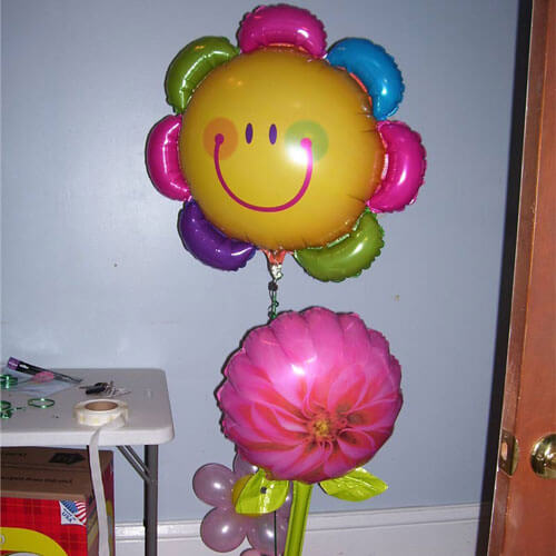 Flower Balloon Bunch