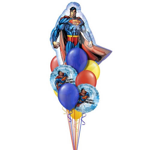 Balloons Party Celebrate Superman Balloon Bunch