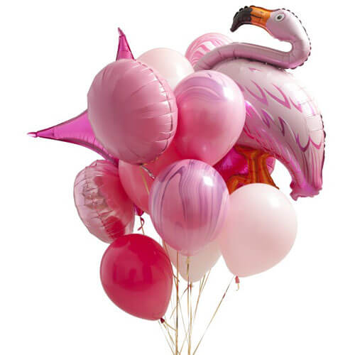 Party Balloons Flamingo Balloon Bunch
