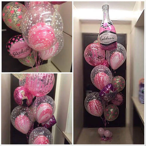 Party Balloons Birthday Diva Balloon Bunch
