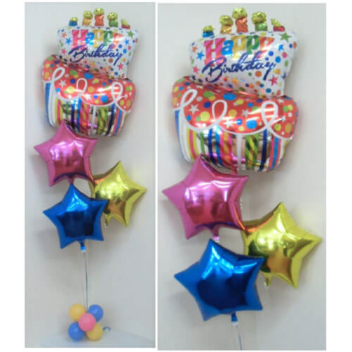 Party Balloon Funkey Cake Balloon Bunch