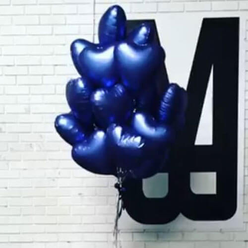 Party Balloons Blue Foil Balloon Bu nch