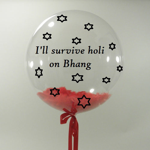 Party Balloon Holi survive with Bhang  Personlized Balloon