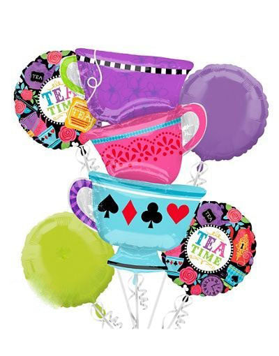 Party Balloon Mad Tea Balloons Bouquet