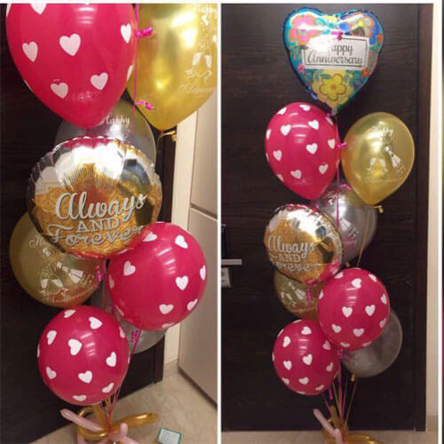 Party Balloon Anniversary Balloons Bouquet