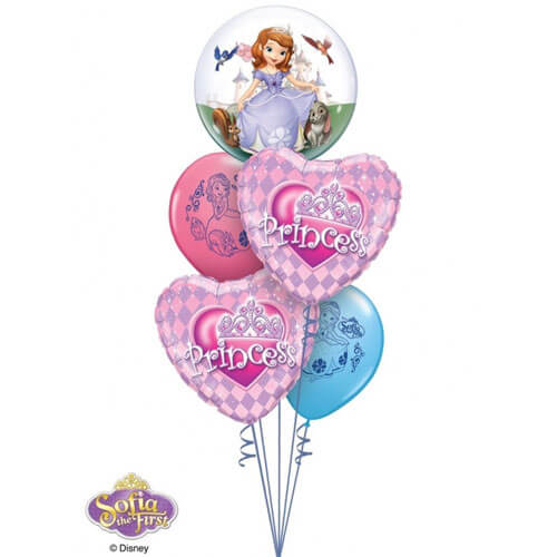 Sofia The Princess Balloons Bouquet