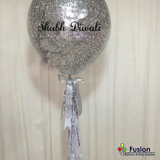Shubh Diwali Glitter Balloon