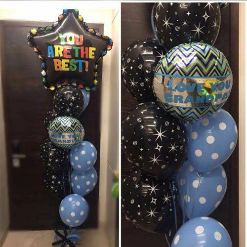Party Balloon You Are The Best Grandpaa Balloon Bunch