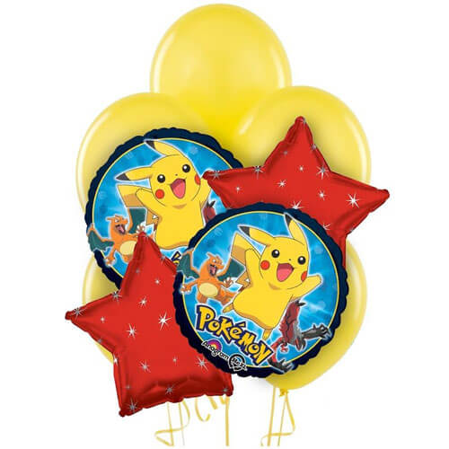 Balloons Party Celebrate Pokemon Balloons Bunch