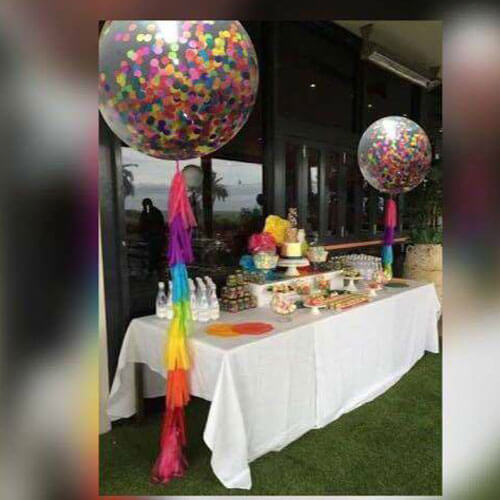 Multicolor Confetti Balloon