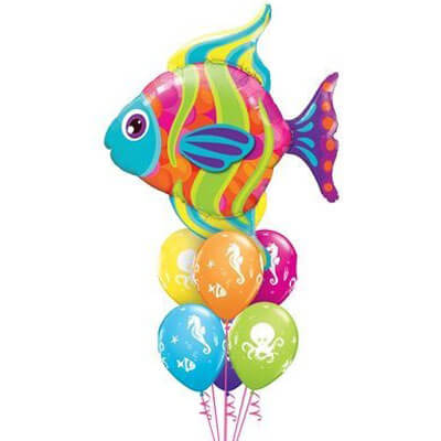 Party Balloon Colorful Fish Balloon Bunch