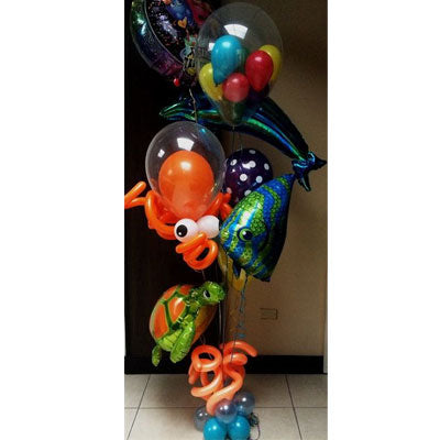 Party Balloon Fish Balloons Decoration Bunch