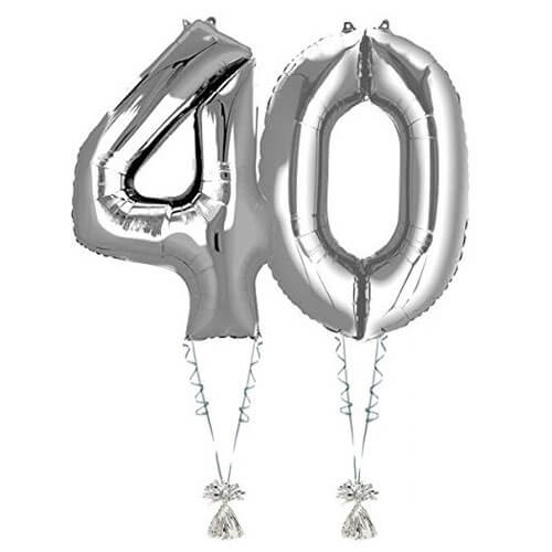 Party Balloon Silver 40 No. Balloon Bounch