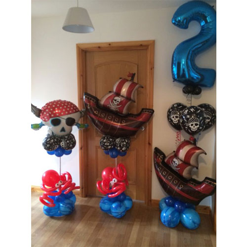 Party Balloons Pirate Balloon Bouquets