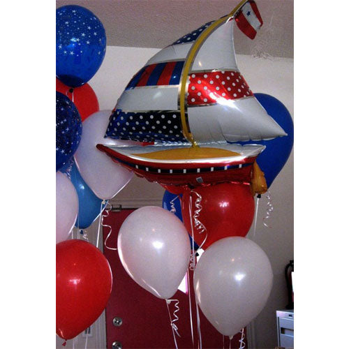 Party Balloon Nautical Balloon With Latex Balloon Bunch