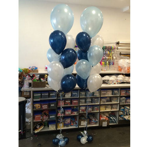 Party Balloons Blue Balloon Bunch