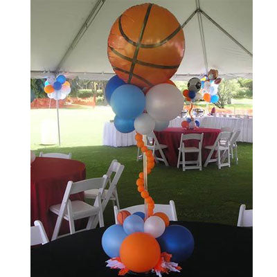 Basketball Theme Balloon Decoration