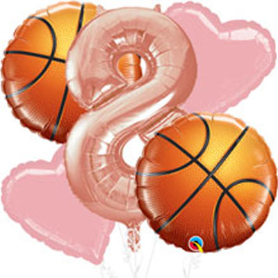 8th Birthday Balloon Bunch