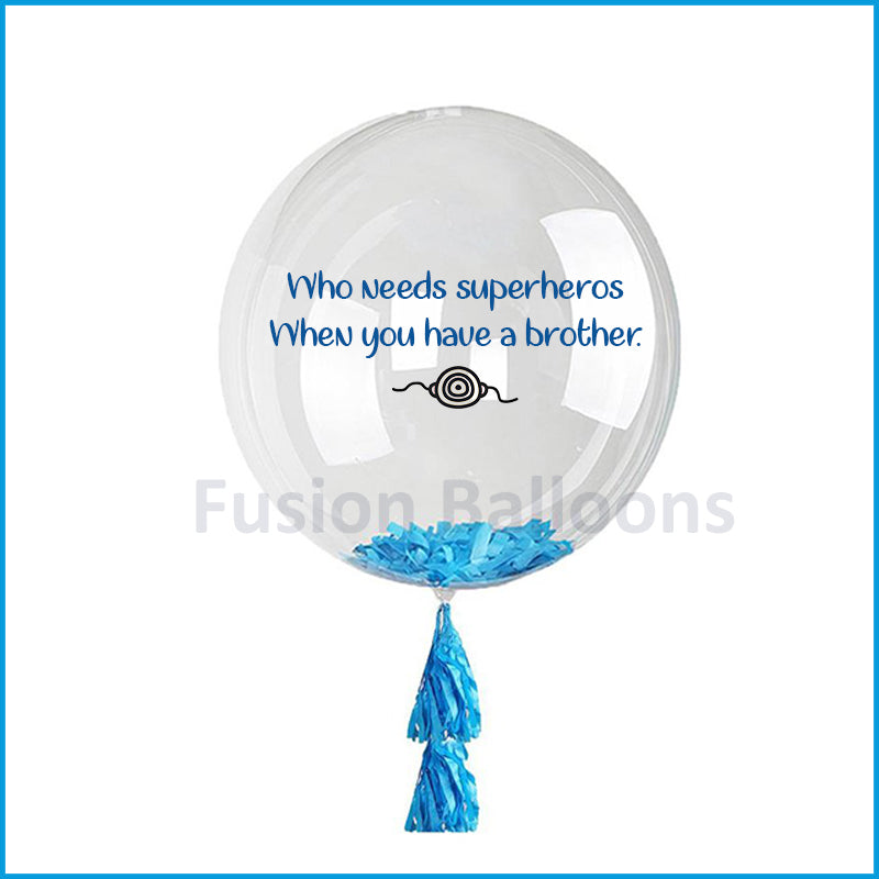 PARTY BALLOON SUPER HERO BROTHER