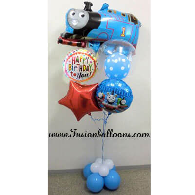 Balloons Party Celebrate Thomas the Tank Engine Balloon Bouquet