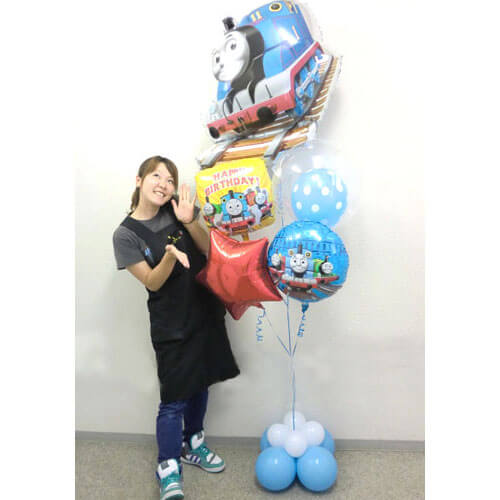 Balloons Party Celebrate Thomas Birthday Balloon Bunch