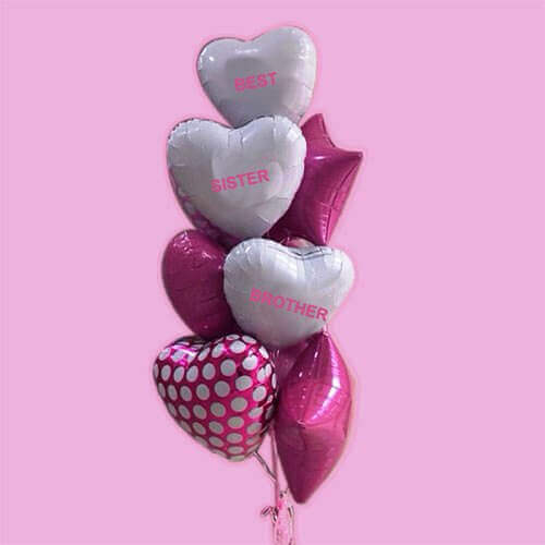 Party Balloon Sister &amp; Brother Balloon Bouquet