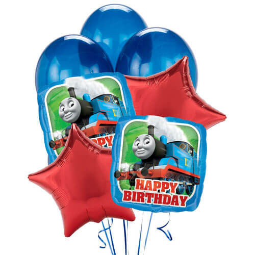 Balloons Party Celebrate Thomas Theme Birthday Bunch