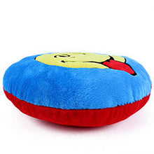 Crazy Smily Cushion Red Blue 