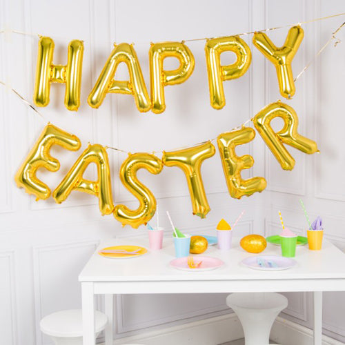 Party Balloon Happy Easter Letters
