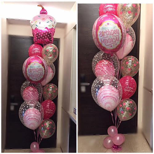 Party Balloon Magical Birthday Balloons Bouquet