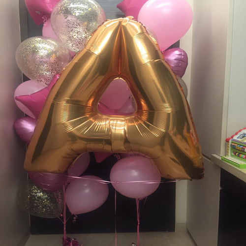Party Balloon Letter Balloons Bouquet
