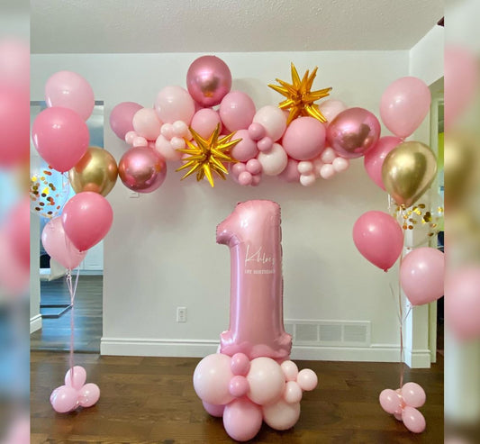 1st Birthday Girl Balloon D?cor