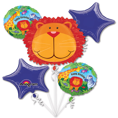 Party Balloon Jungle Animal Balloons Bouquet