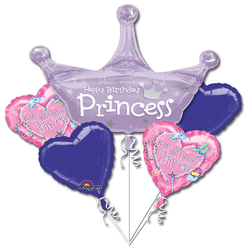 Party Balloon Princess Theme Balloons Bouquet