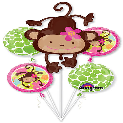 Party Balloon Love Monkey Balloons Bouquet