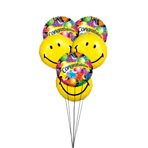 Party Balloon Congratulation Smile Balloons Bouquet