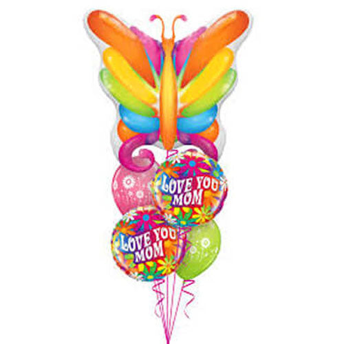 Party Balloon Love You Mom Balloons Bouquet