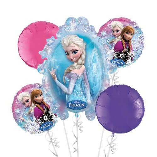 Balloons Party Celebrate Frozen Birthday Balloons Bouquet