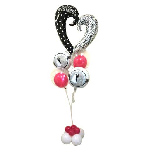 Party Balloon Best Wishes Balloons Bouquet