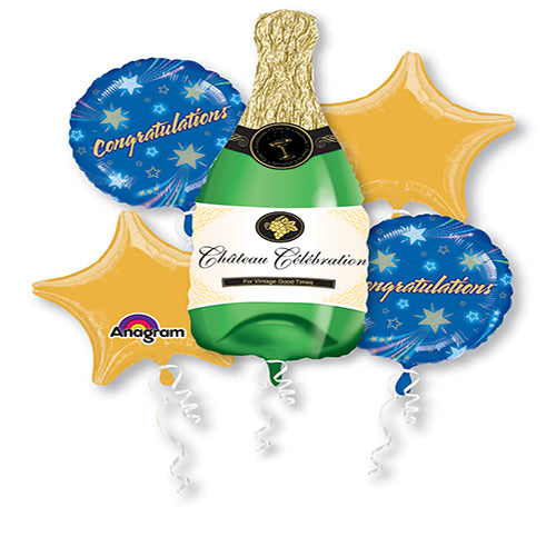Party Balloon Celebration Yellow Star Balloons Bouquet